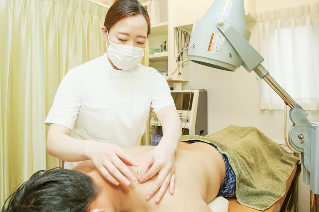 施術の様子